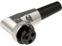 CliffCon Miniature ZC 3-pin right angle plug FC684223R