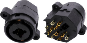 Combi-Jack Solder tags with XLR ground switch FC2490
