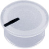 Translucent cap for K85 rotary control knob