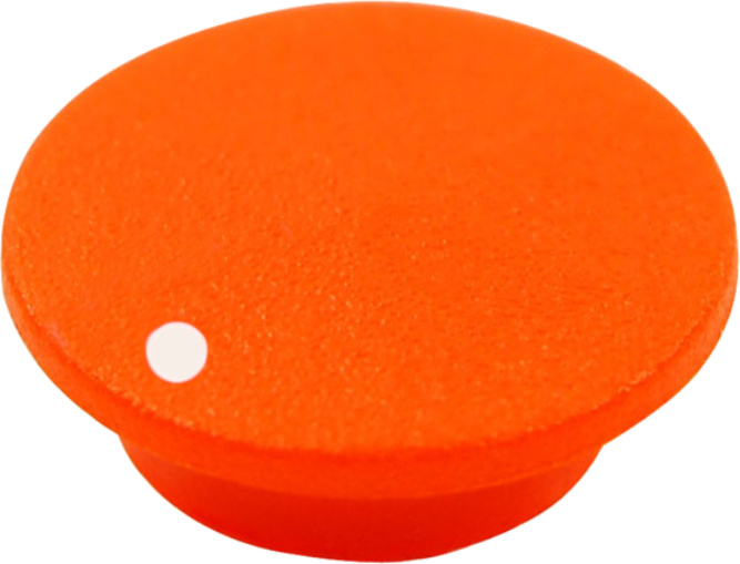 Orange cap with white marker dot CL1761