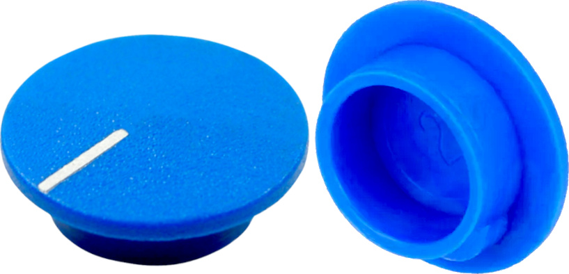 Blue cap with white marker line CL1774