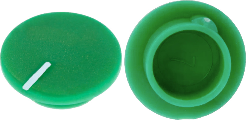 Green cap with white marker line CL1776