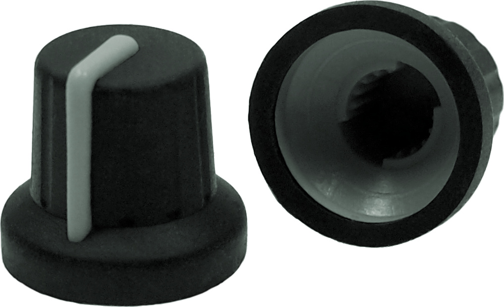 K86R rotary control knob with grey marker line